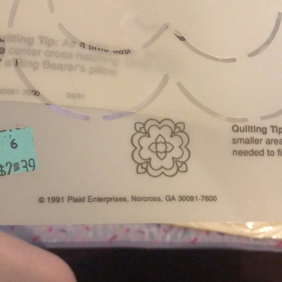 QUILT STENCILS 1981 & 1991 vintage 8 piece - Picture 4 of 16